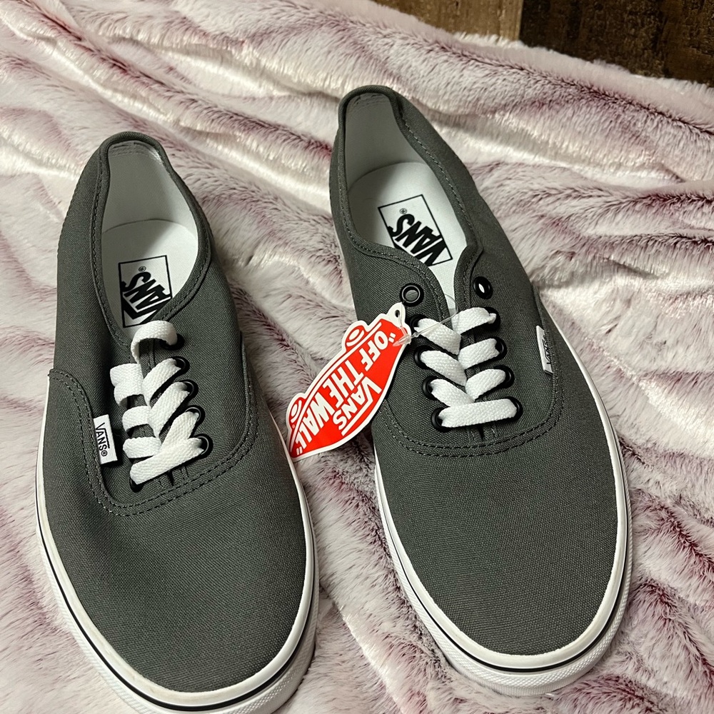Vans Men's Charcoal Canvas Sneakers